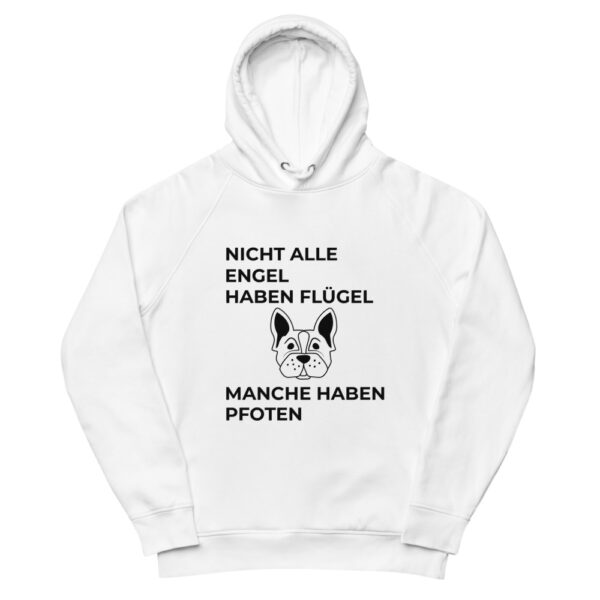 Unisex Kapuzenpullover “Nicht alle Engel haben Flügel (…) Pfoten”